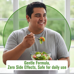 NaturalSlim Good Flora capsules close-up for sensitive stomach comfort