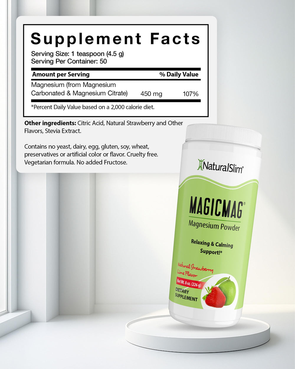 NaturalSlim informational leaflet included in the bundle
