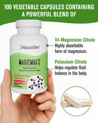 NaturalSlim MagicMag C capsule supporting bone health and muscle function