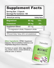 NaturalSlim MagicMag C capsule on a nightstand for improved sleep quality