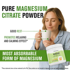 NaturalSlim MagicMag ingredients chart highlighting magnesium citrate and carbonate