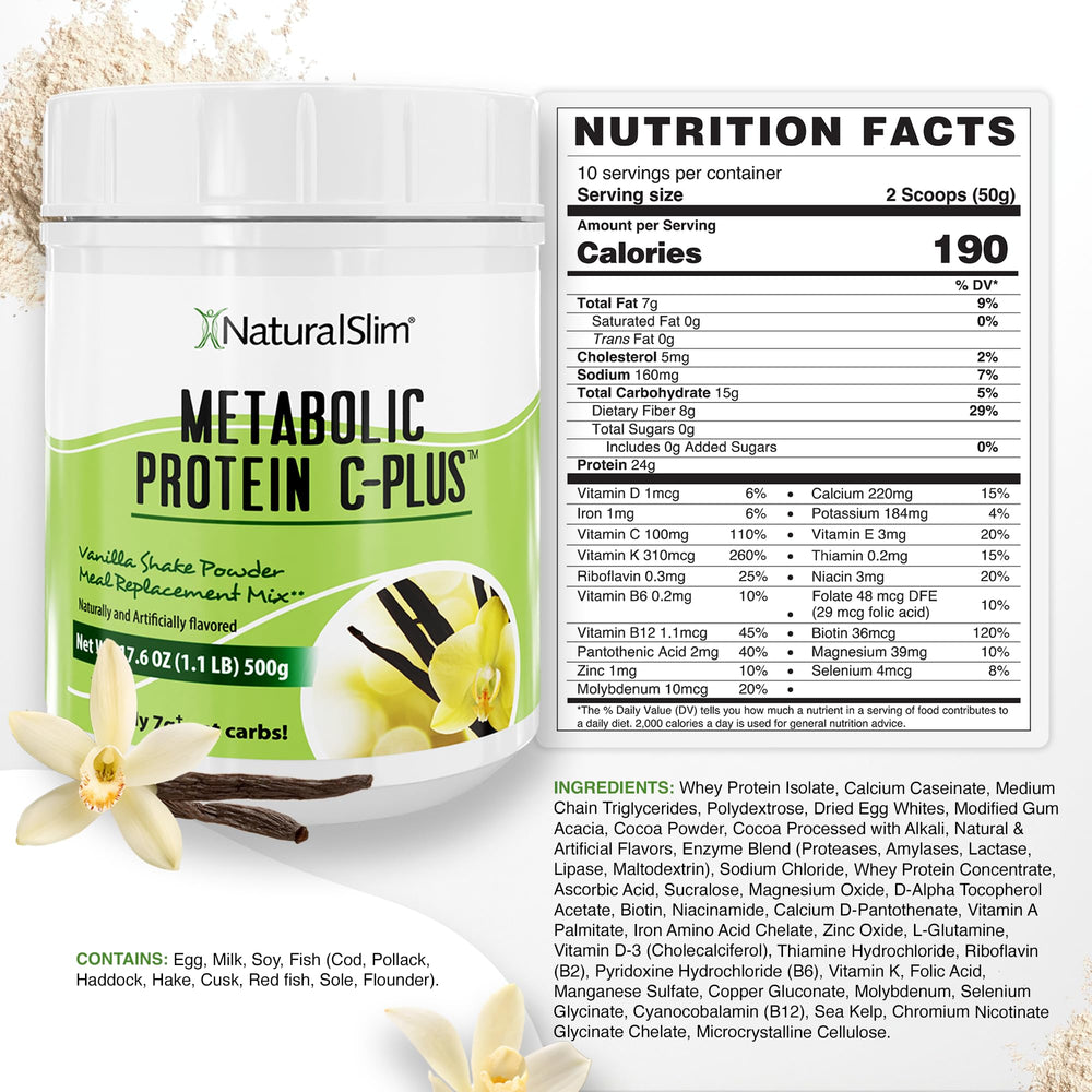 Naturalslim Metabolic Protein C-Plus vanilla pour demonstrates smooth mixability with milk or water.