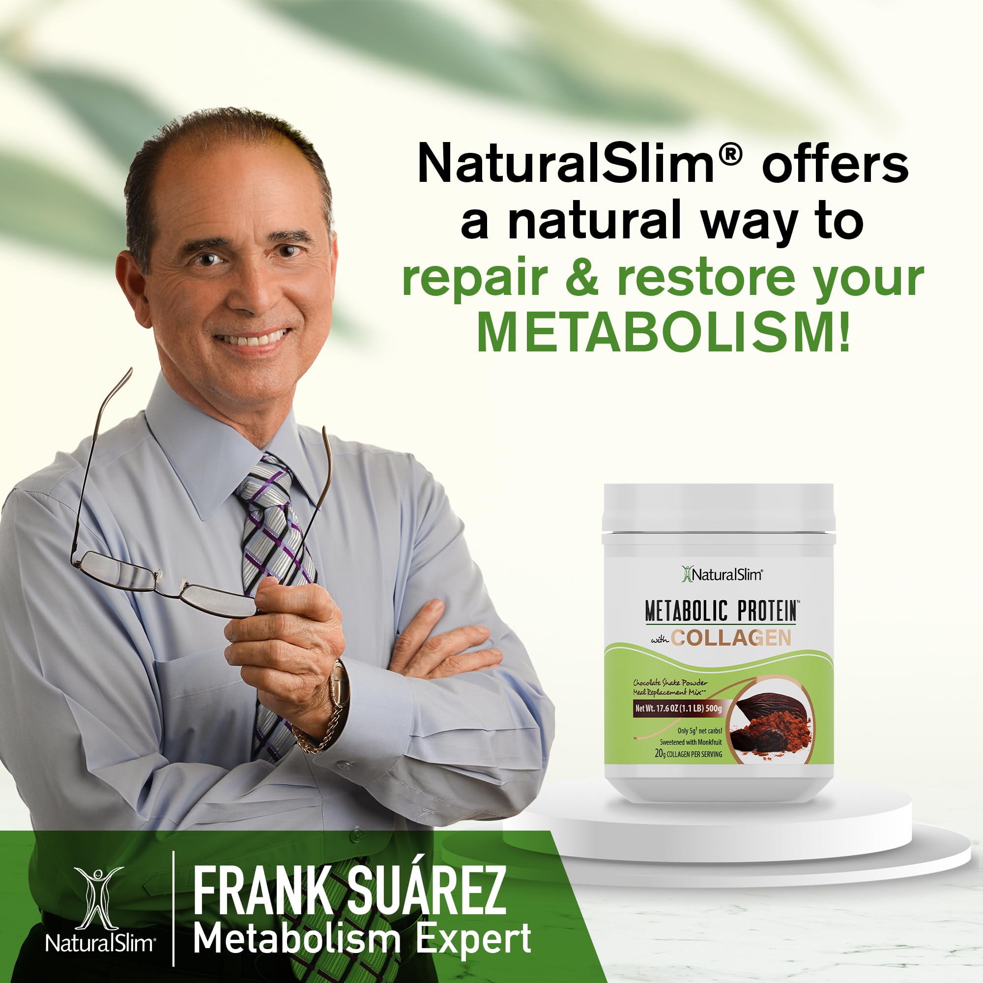NaturalSlim Metabolic Protein serving demonstrates post-workout nourishment.