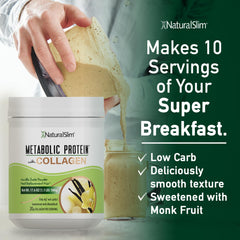 NaturalSlim nutrition panel displaying vitamins and minerals