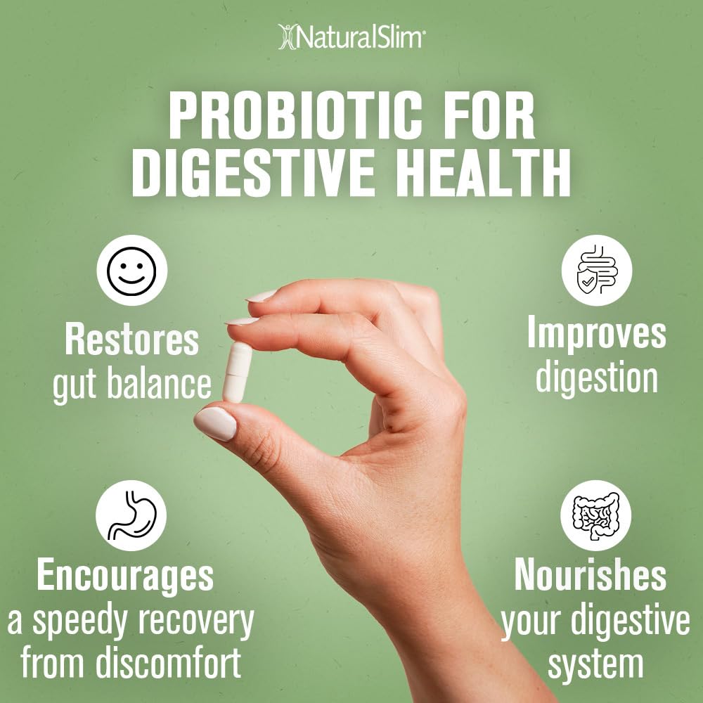 NaturalSlim probiotic strains with Lactobacillus and Bifidobacterium for balance