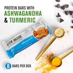 NaturalSlim Chocolate Chip Cookie Dough bar plated for flavor variety
