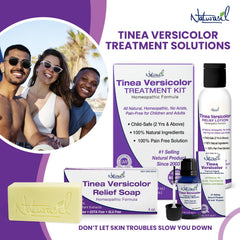Naturasil Tinea Versicolor pack soap bar with lather for cleansing affected areas