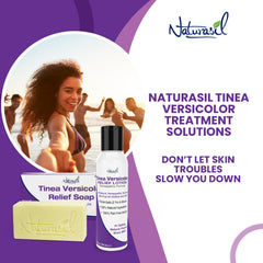Naturasil kit step two application motion on skin.