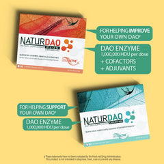 NATURDAO Plus use during meals and social events for histamine support