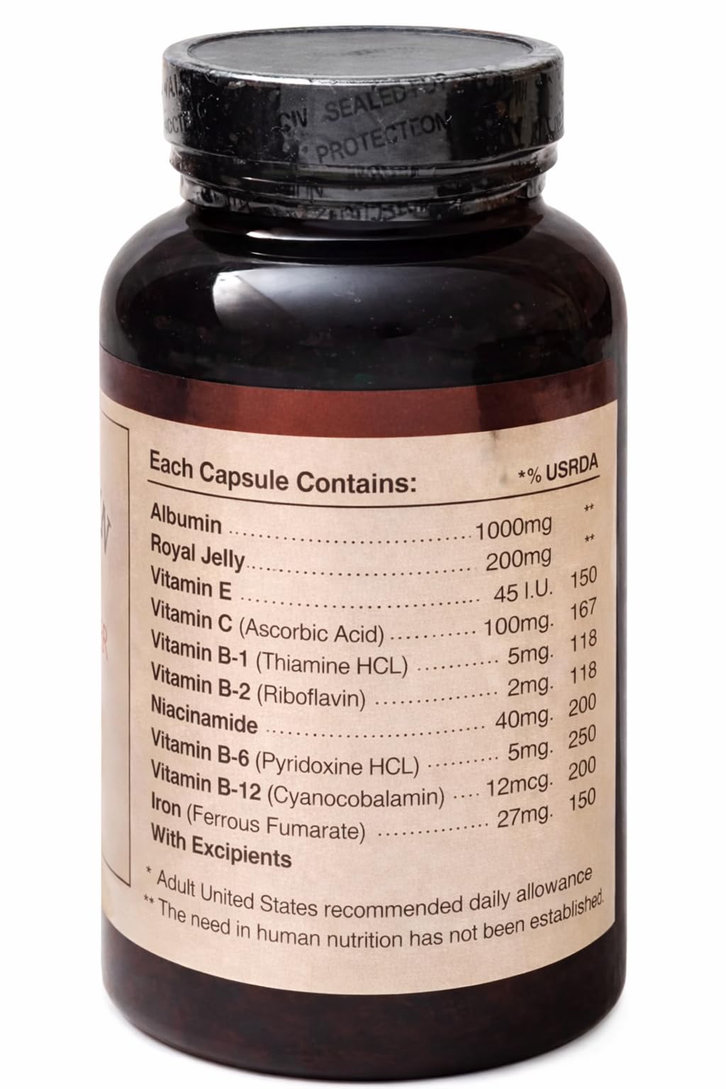 Nature-Bio Royal Jelly softgel capsules pack supports energy and immune health