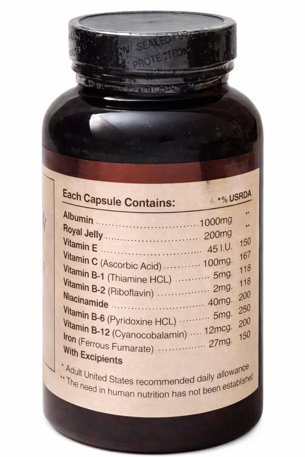 Nature-Bio Royal Jelly softgel capsules pack supports energy and immune health