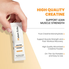 Nature Echo Creatine Monohydrate micronized powder blends smoothly.