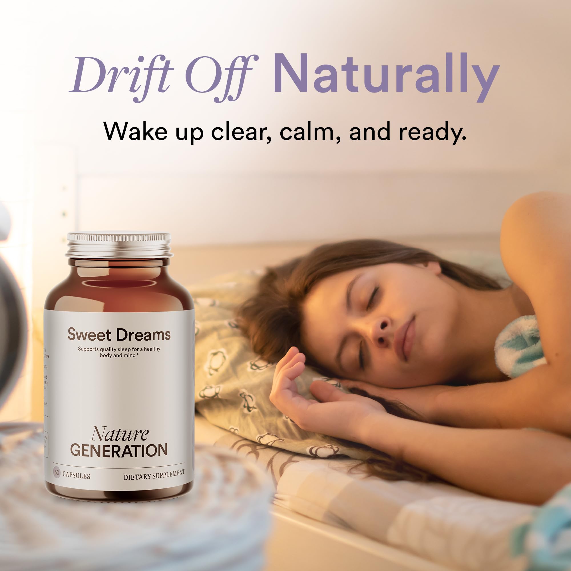 Nature Generation Organic Sleep Supplement ISO lab testing seal