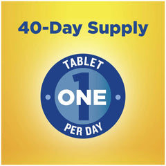 Nature Made Back to Sleep berry flavor tablet resting on the tongue for easy use.