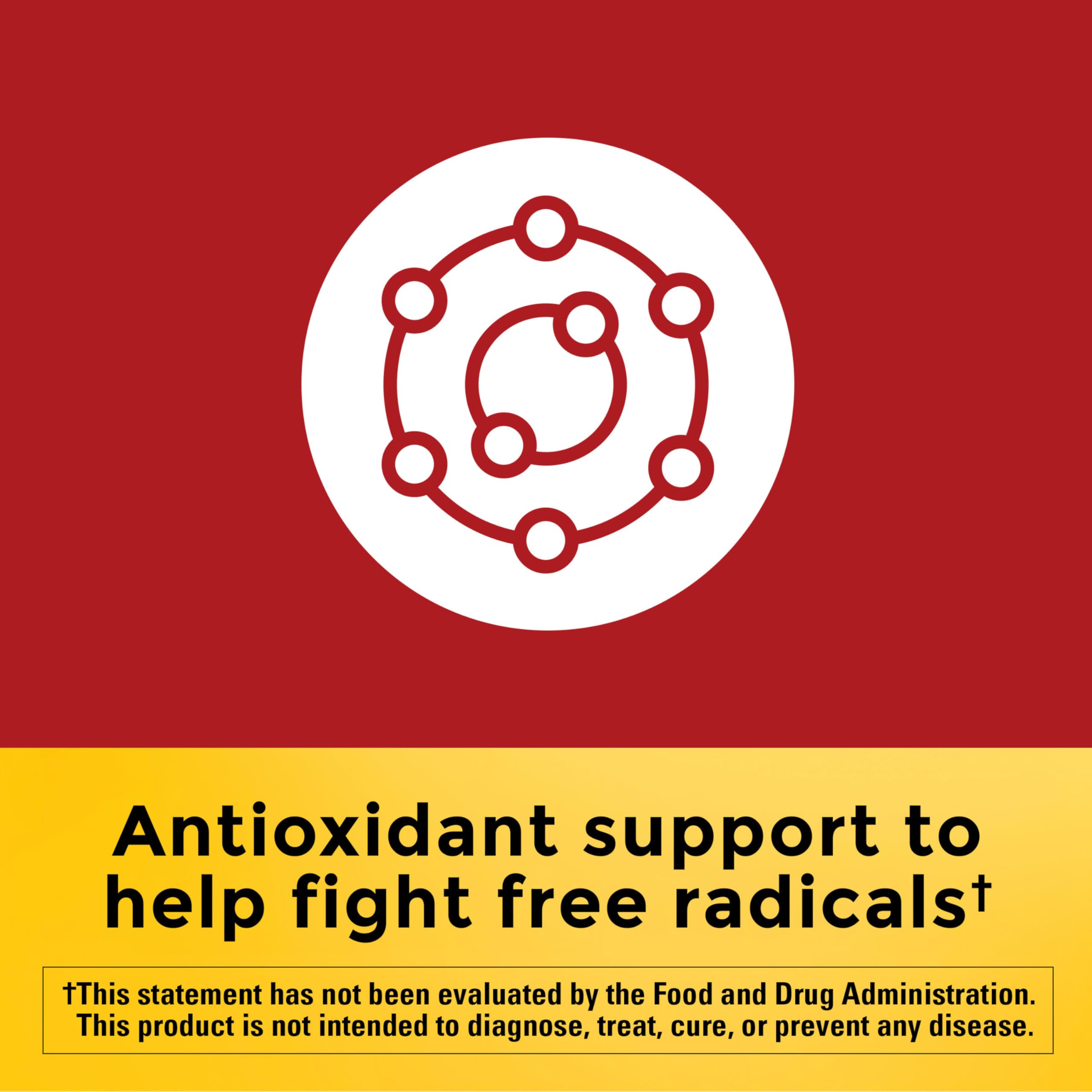 Nature Made CoQ10 200mg softgels label closeup with USP verification.