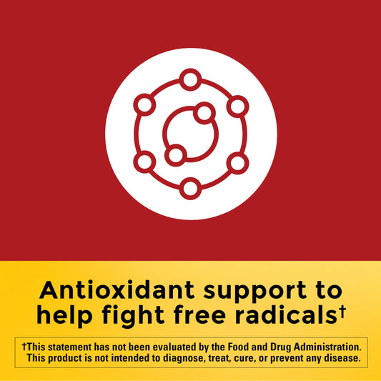 Nature Made CoQ10 200mg softgels label closeup with USP verification.