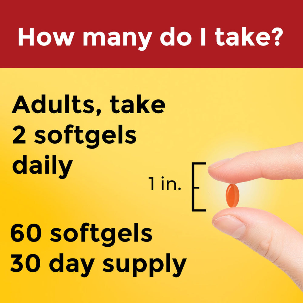 Nature Made CoQ10 heart health visual emphasizing antioxidant support.