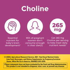 DHA prenatal capsule closeup from Nature Made for brain and eye support