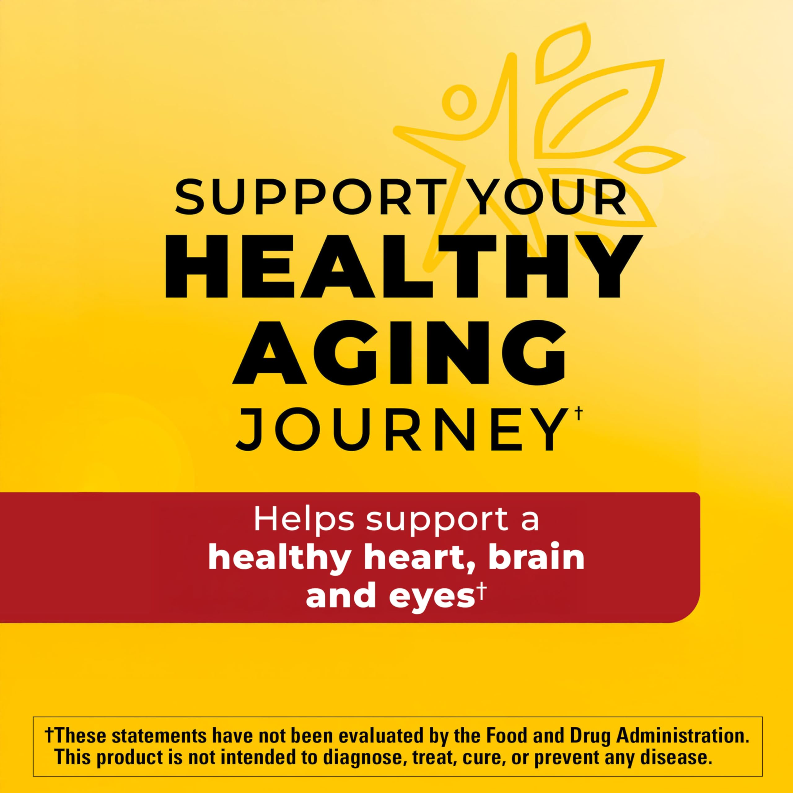 Nature Made Burp Less Omega-3 softgels pour for convenient daily dosing.