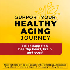 Nature Made Burp Less Omega-3 softgels pour for convenient daily dosing.