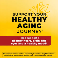 Nature Made Omega-3 softgels pour shows easy daily intake.