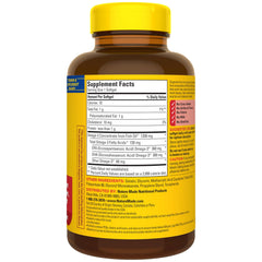 Nature Made open bottle dispensing softgels for easy grab-and-go use.