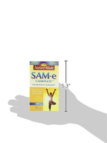 Nature Made Sam-e Complete ingredient label emphasizing natural formulation and quality
