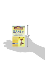 Nature Made Sam-e Complete ingredient label emphasizing natural formulation and quality