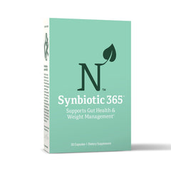Nature M.D. Synbiotic 365 bottle front for daily digestive support