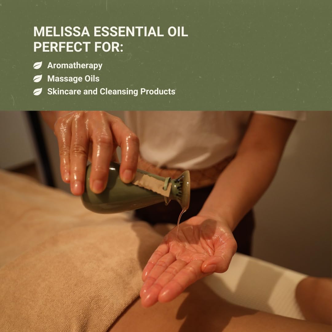 Nature Packaged Melissa essential oil packaging suitable for gifting.