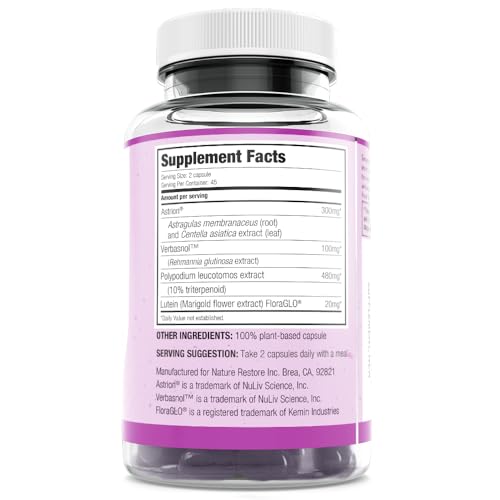 Nature Restore FloraGLO lutein ingredient detail emphasizing premium antioxidant sources