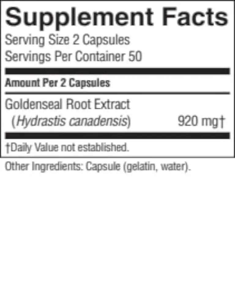 Packaging shot of Golden Seal emphasizes trusted heritage since 1972.