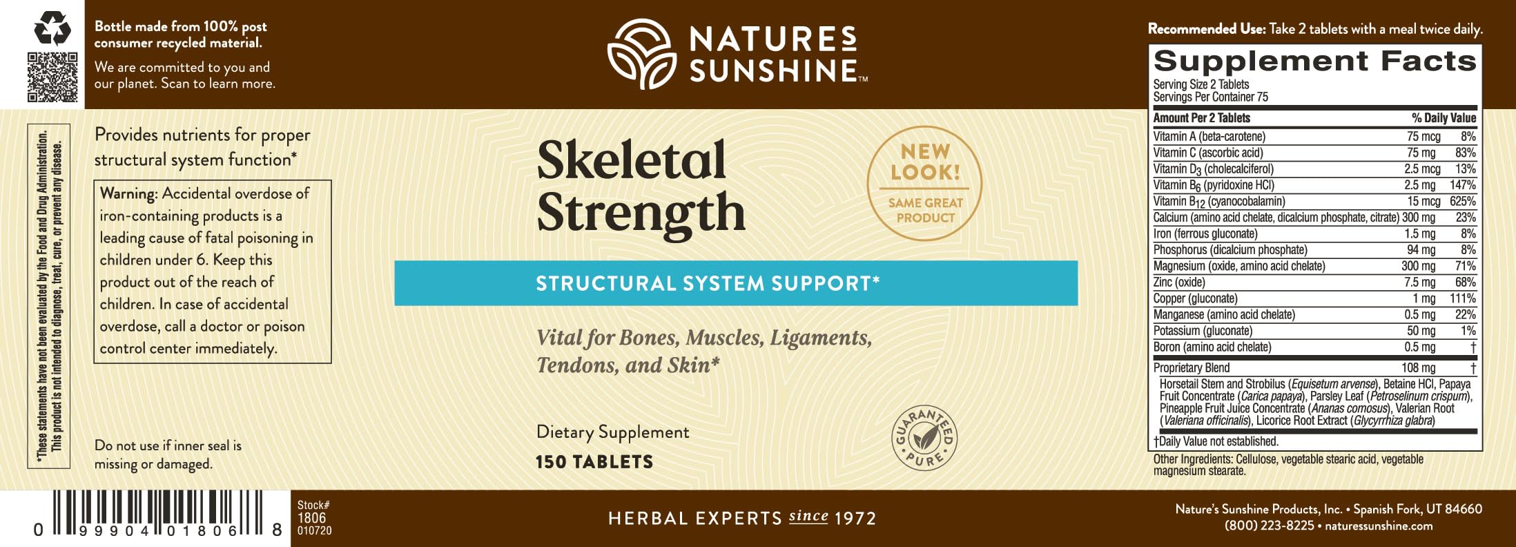 Mineral blend close-up featuring iron and manganese for balanced nutrient utilization