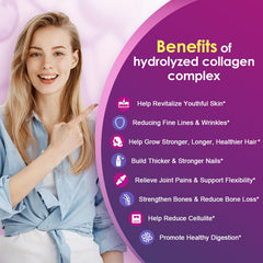 Hydrolyzed collagen powder dissolving in liquid for smooth smoothies.