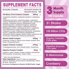 Nature Target Probiotics for Women capsules close-up showing dairy-free, non-GMO formulation