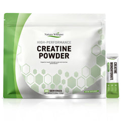 Nature Whisper creatine travel pack ready for on-the-go use