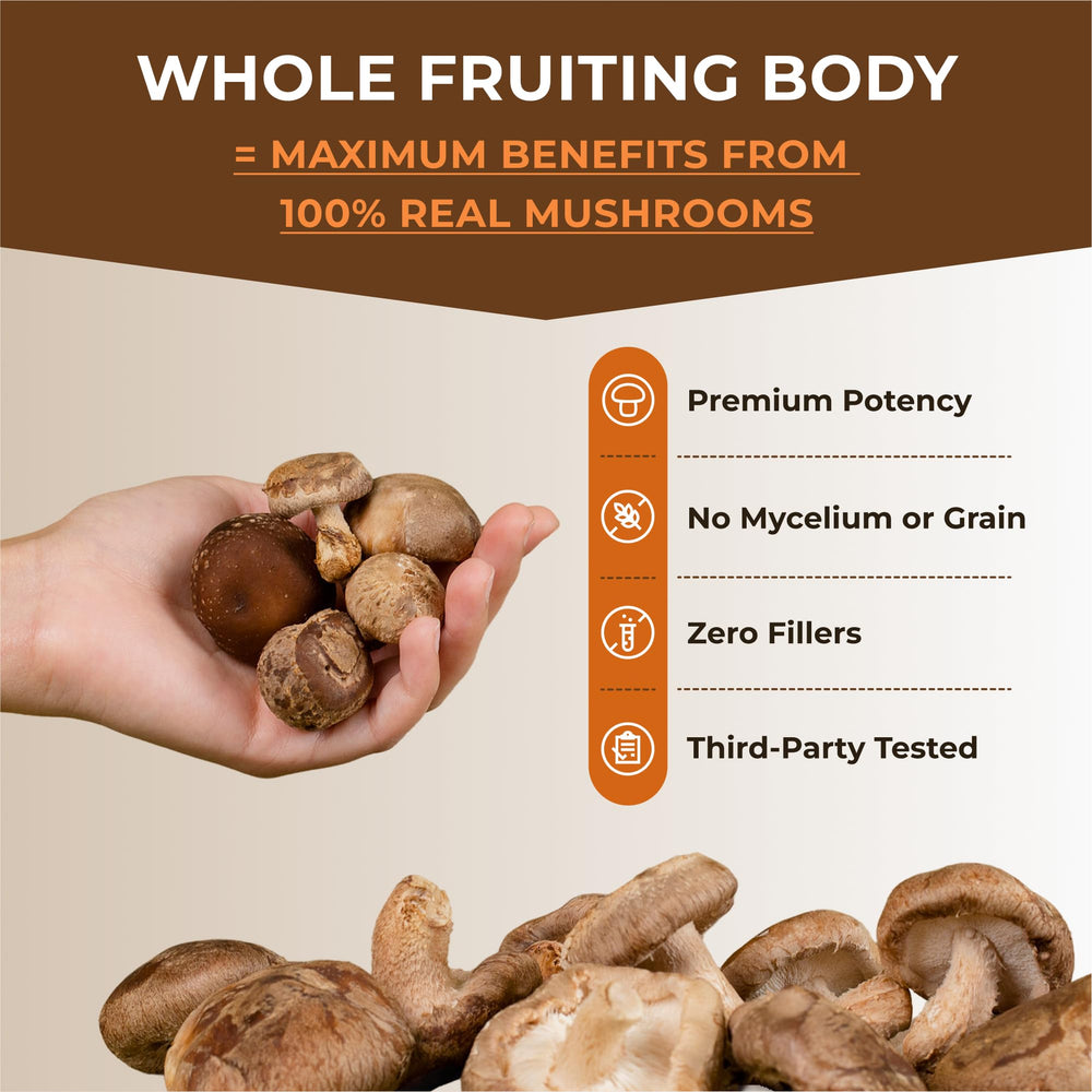 Naturealm Sacred 7 Mushroom Powder shelf-display implies a staple in your pantry.