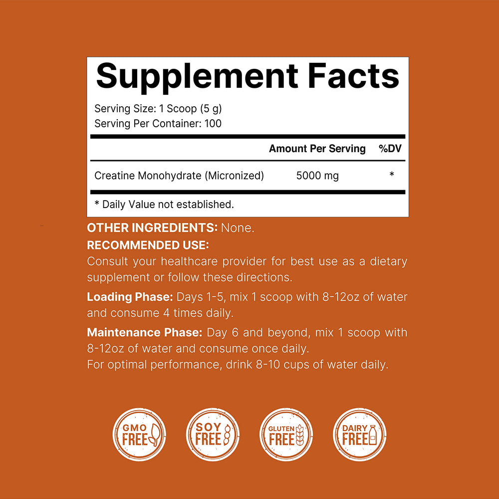Unflavored NatureBell creatine powder poured into shaker for versatile use