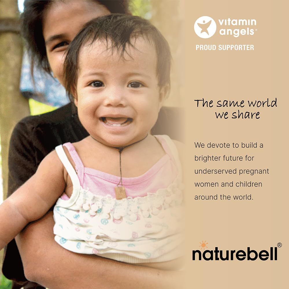 NatureBell NAC with Quercetin 2 Pack capsules on a spoon illustrating daily dose.