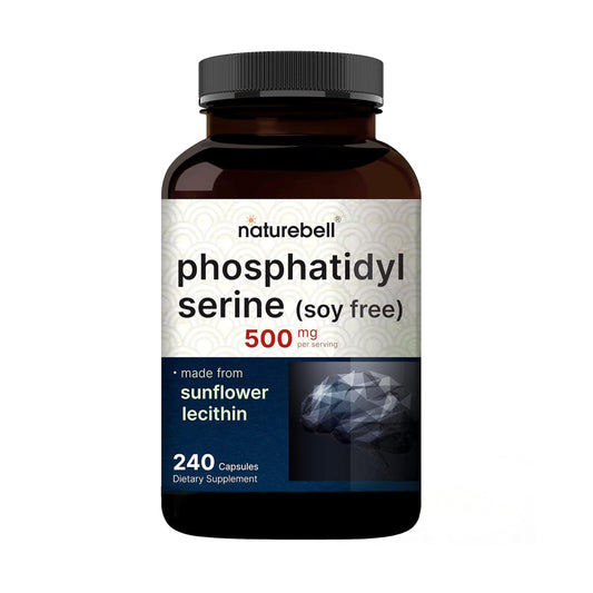 NatureBell phosphatidylserine 500mg bottle for daily cognitive support