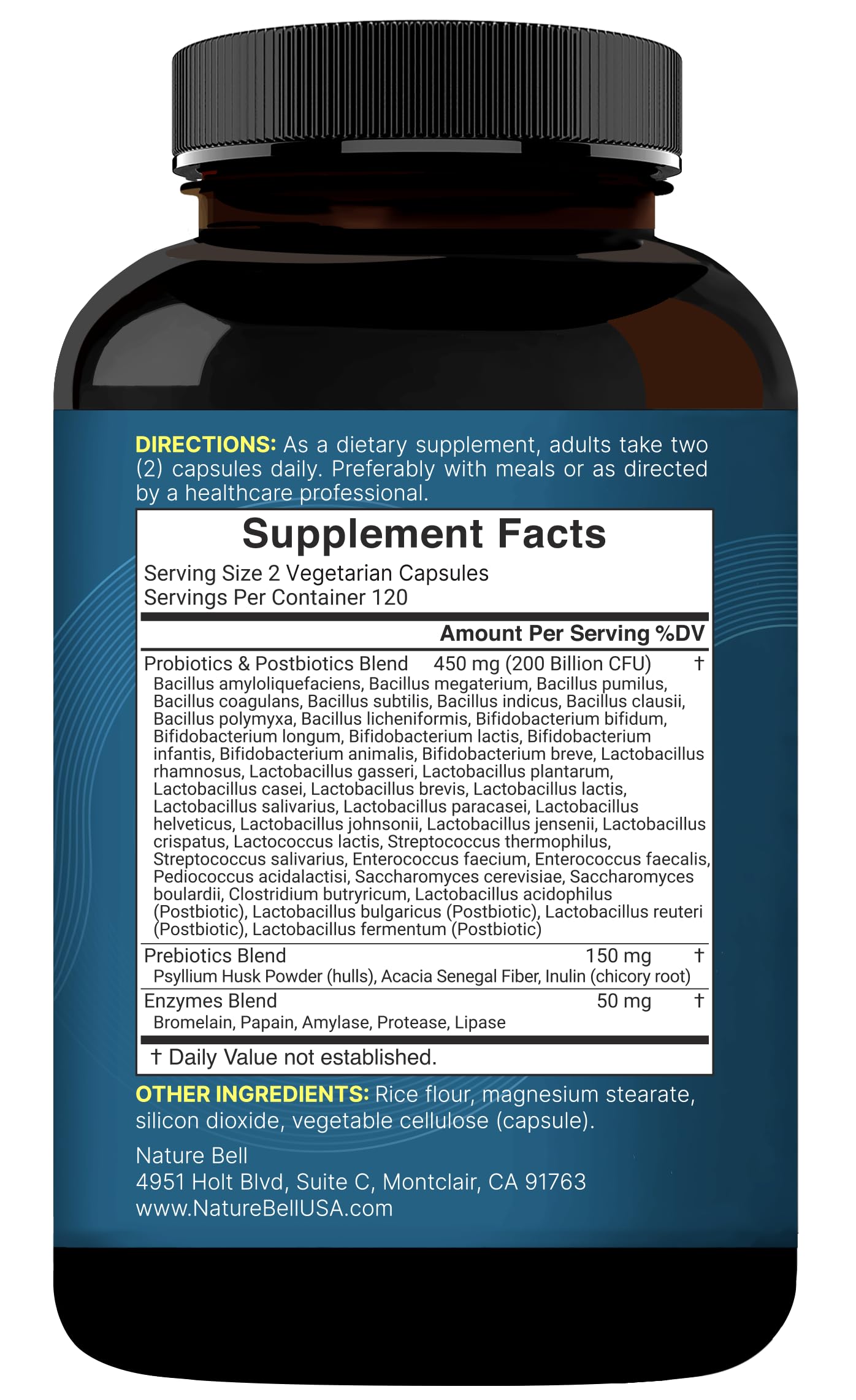 NatureBell third-party lab-tested seal indicates safety and potency verification.