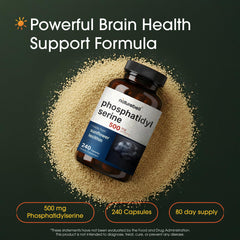 NatureBell PS 500mg capsules pack supports consistent daily brain health