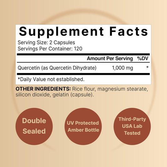 NatureBell Quercetin capsules for convenient daily wellness