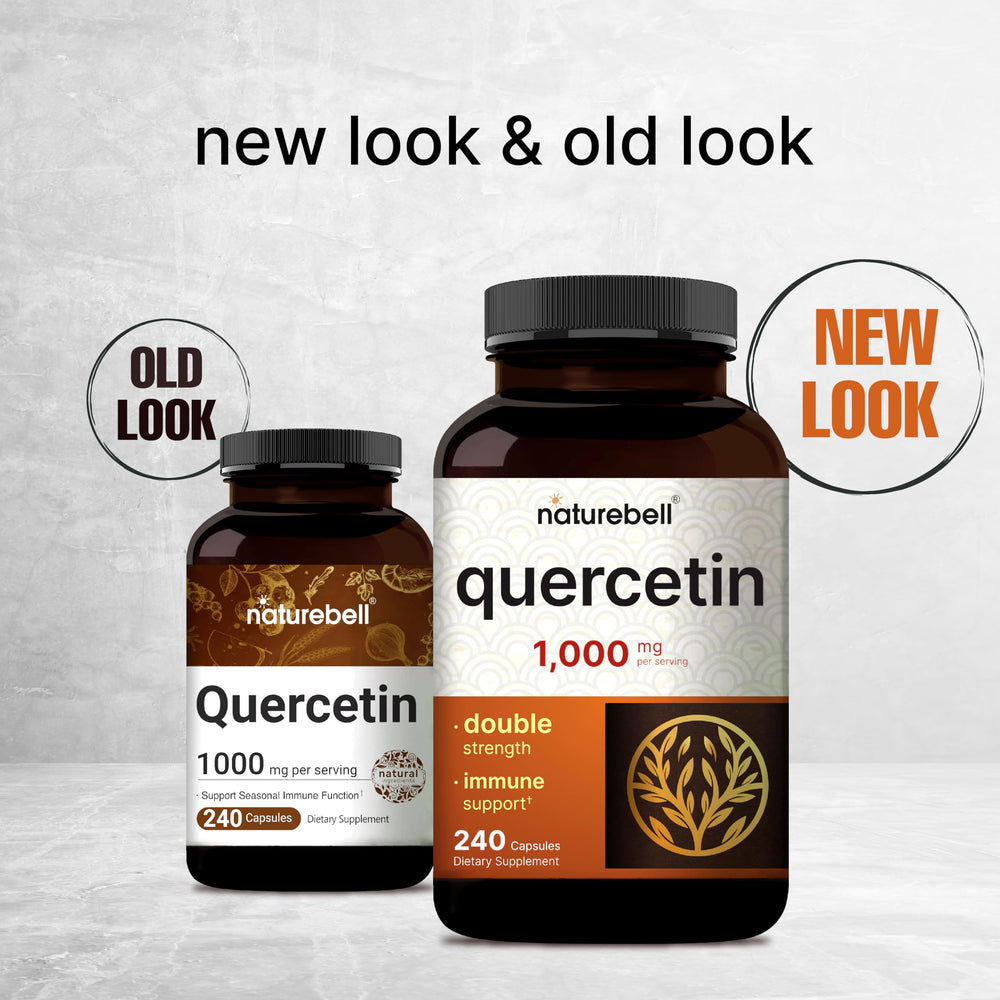 NatureBell Quercetin ingredient Sophora japonica highlighted on packaging