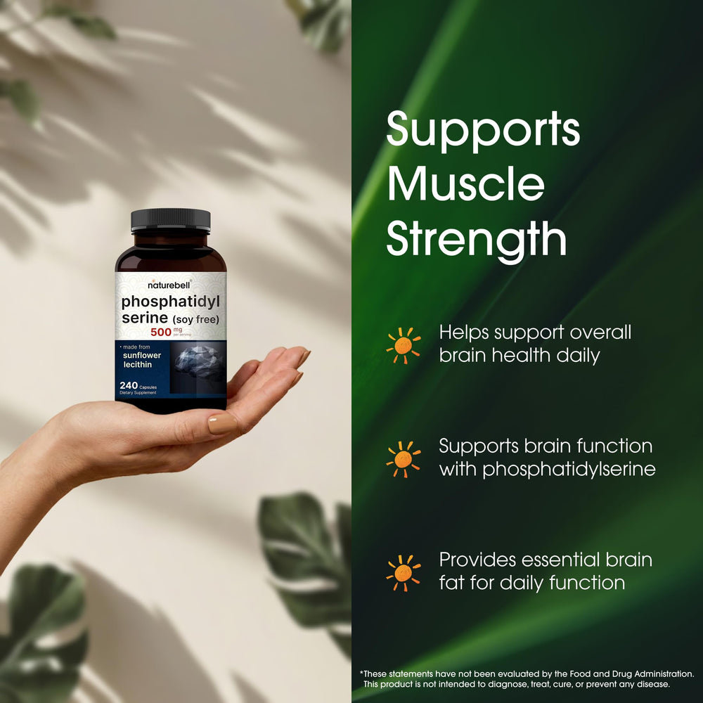 NatureBell sunflower lecithin source highlights a clean, soy-free brain fat