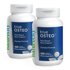 NatureCity True-Osteo bottle of capsules for plant-based bone support.