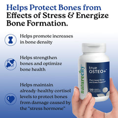 NatureCity True-Osteo+ ashwagandha root visual hints at stress support options
