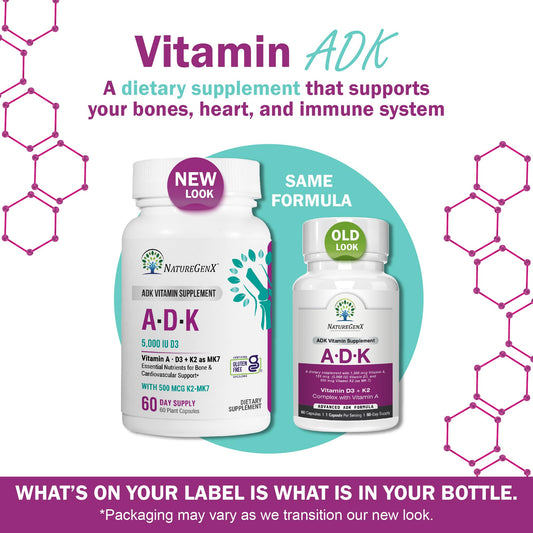 NatureGenX ADK bottle side angle shows compact, travel-friendly packaging for daily use.