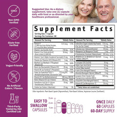 NatureGenX Just One Daily 4-month supply box highlights 120 vegan capsules