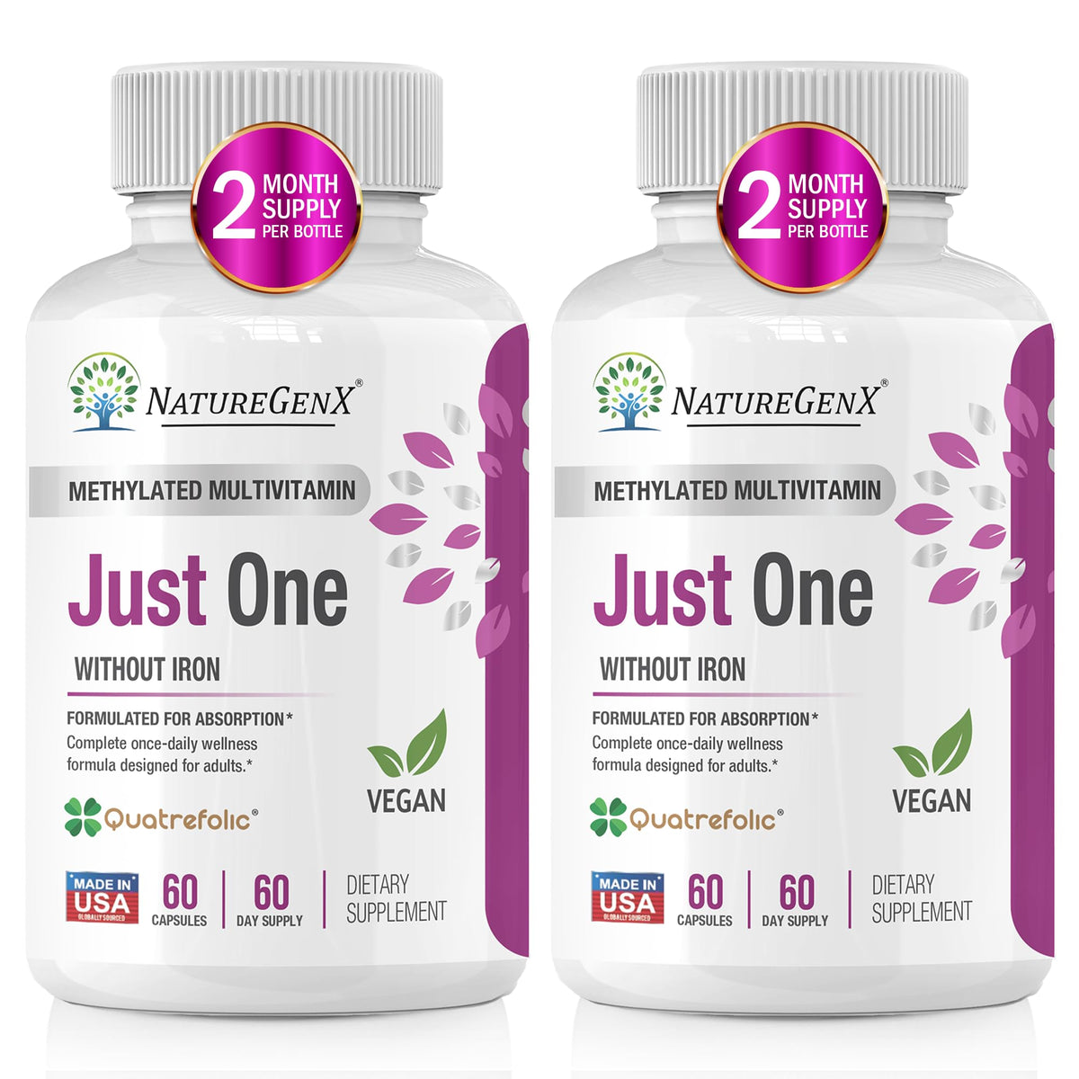 NatureGenX Just One Daily bottle for daily wellness and energy support